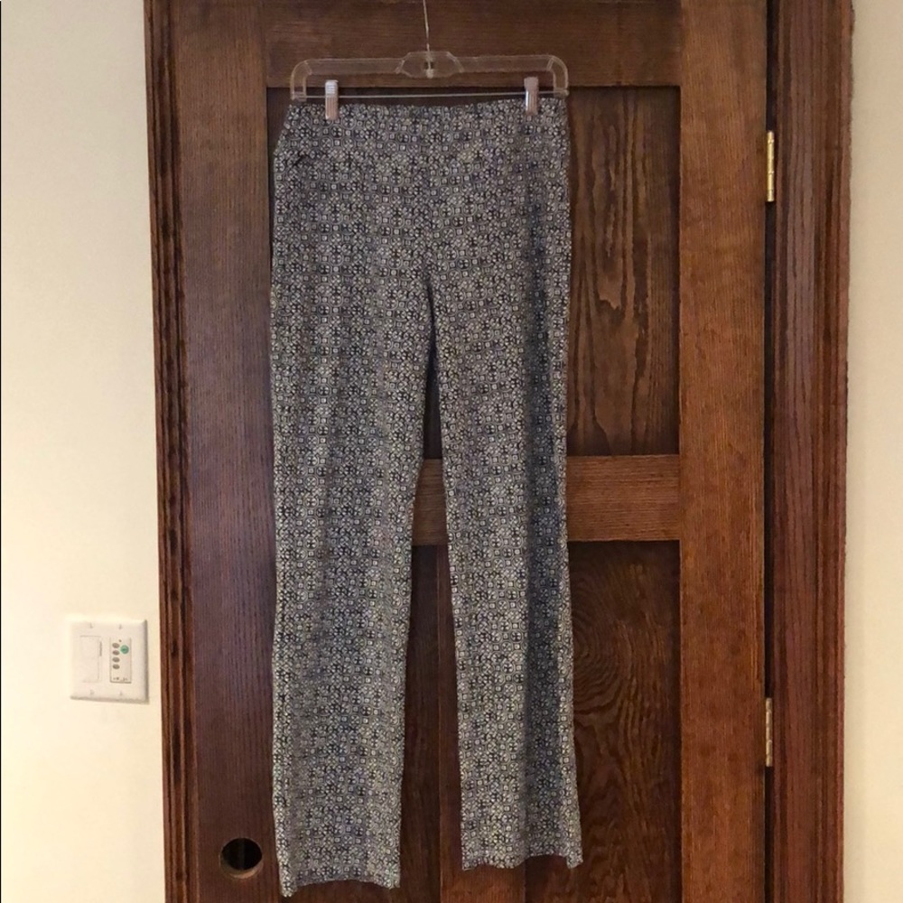J. McLaughlin Carmel black/white printed pants